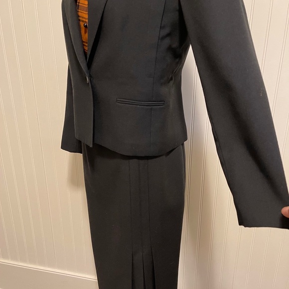 80’s Mary Poppins fitted MIDI SKIRT suit 🐦⬛ - Picture 4 of 14